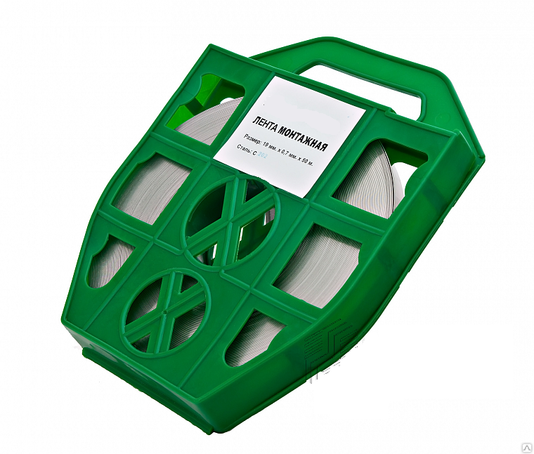 Лента нержавеющая монтажная ASV C202 (пластик) 50м