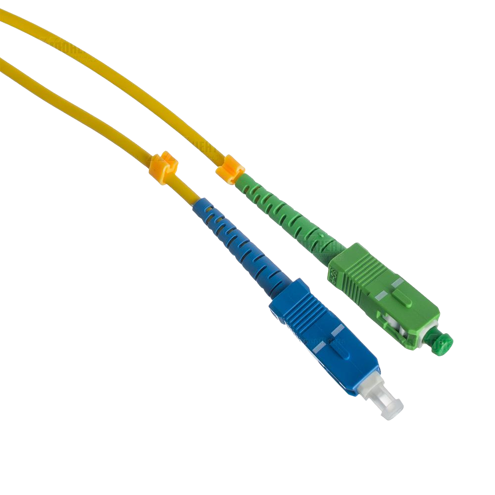 Патч-корд оптический SC/UPC-SC/APC SM (9/125мкм) simplex (3.0мм) 1м