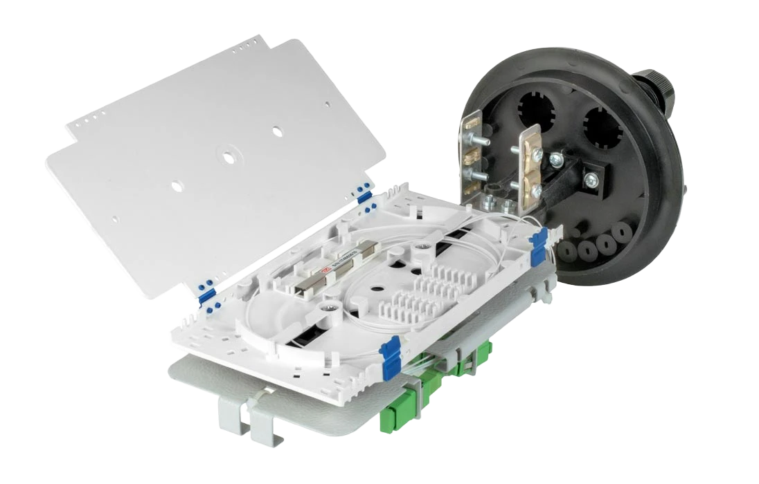 Муфта-кросс ССД МКО-С6/С09-1PLC4-SC/APC-10SC-10SC/APC-2SC/APC